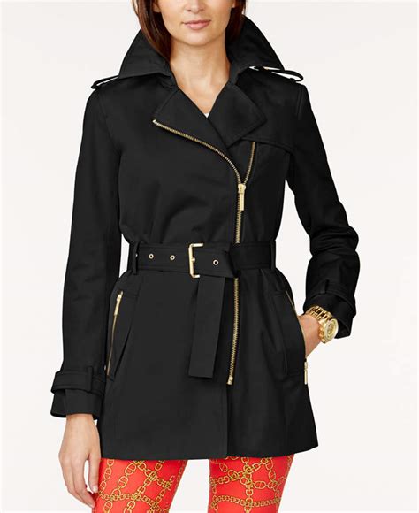 michael kors trenchcoat sale|michael kors belted raincoat.